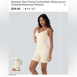 NWT HALARA Vanilla Ice Shapewear Bodysuit